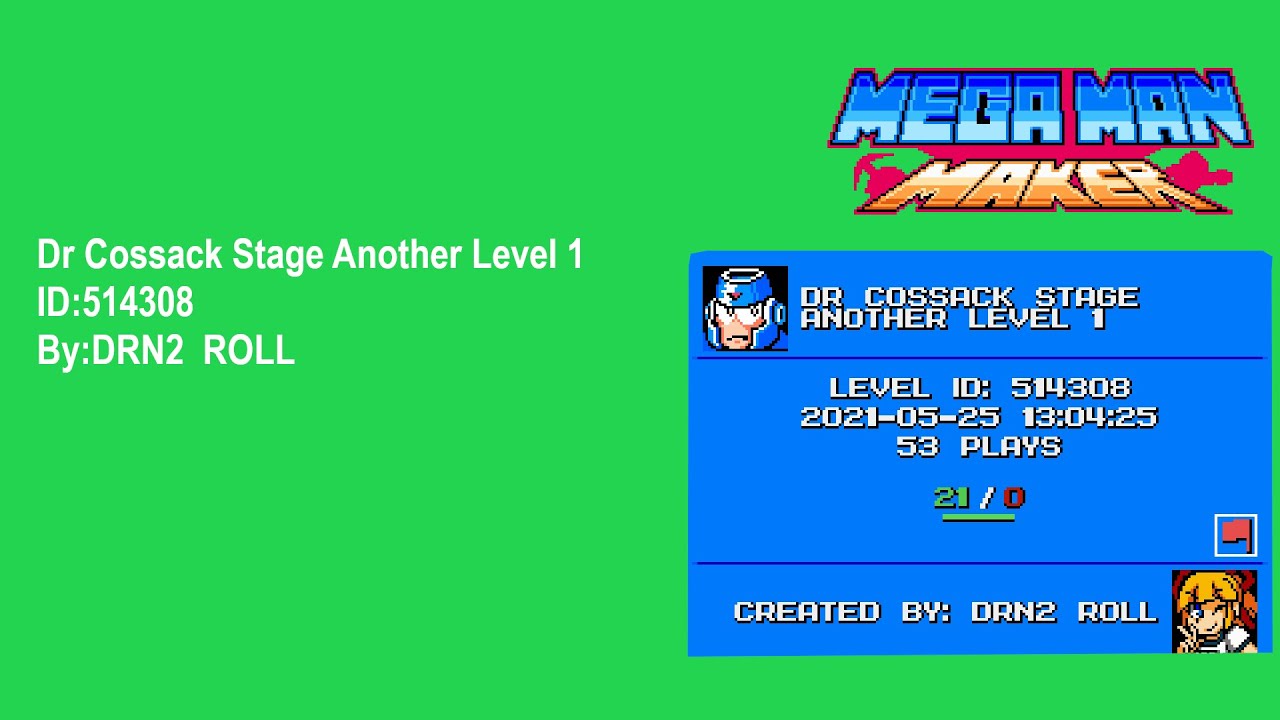 Mega Man Maker|Dr Cossack Stage Another Level 1