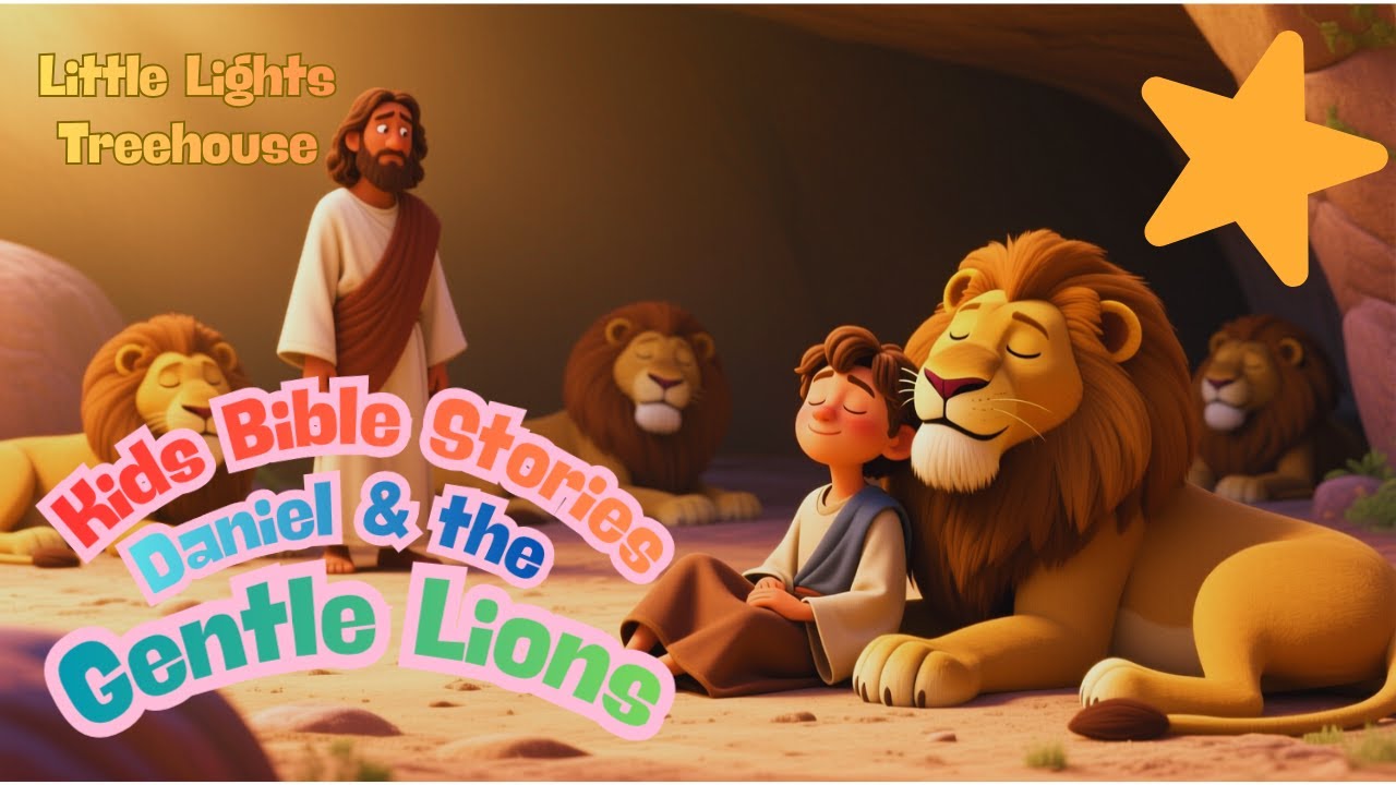 Daniel and the Gentle Lions 🦁 | Bible Story for Kids | Christian Music