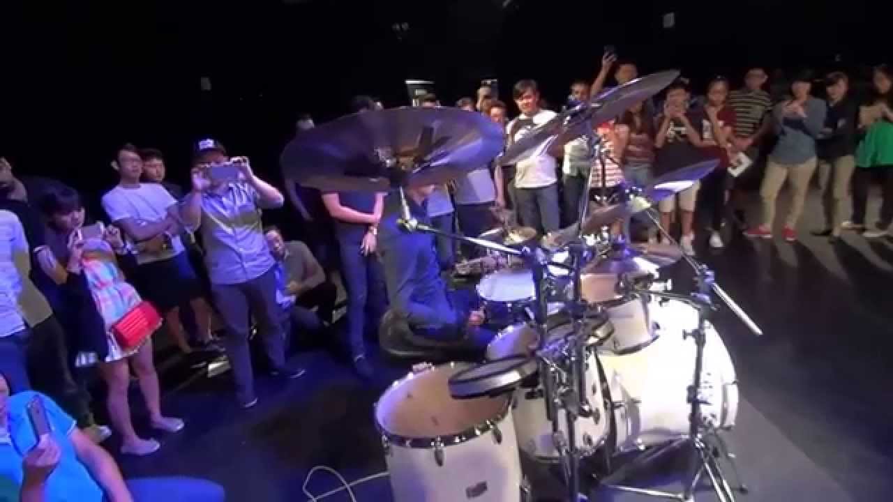 Akira Jimbo Ending Drum Solo in Singapore's Masterclass 2015