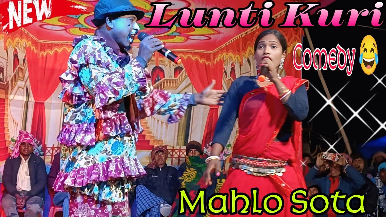 Gorom Kuri Lunti Calak Mahlo Sota 2025 26 new Comedy || Stage Show Night Jatra Program Video