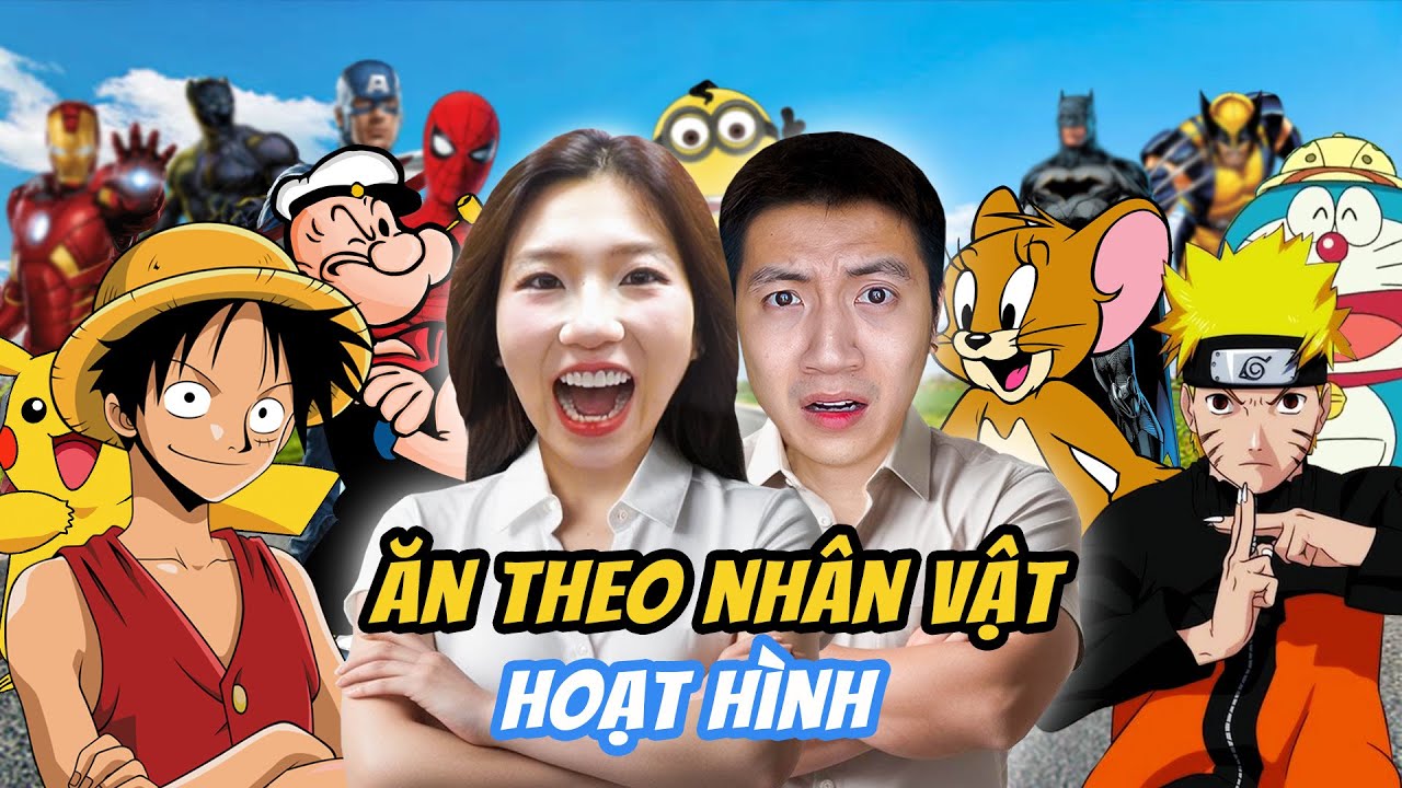Ăn Món Ăn Khoái Khẩu Của Các Nhân Vật Hoạt Hình | H&M CHANNEL