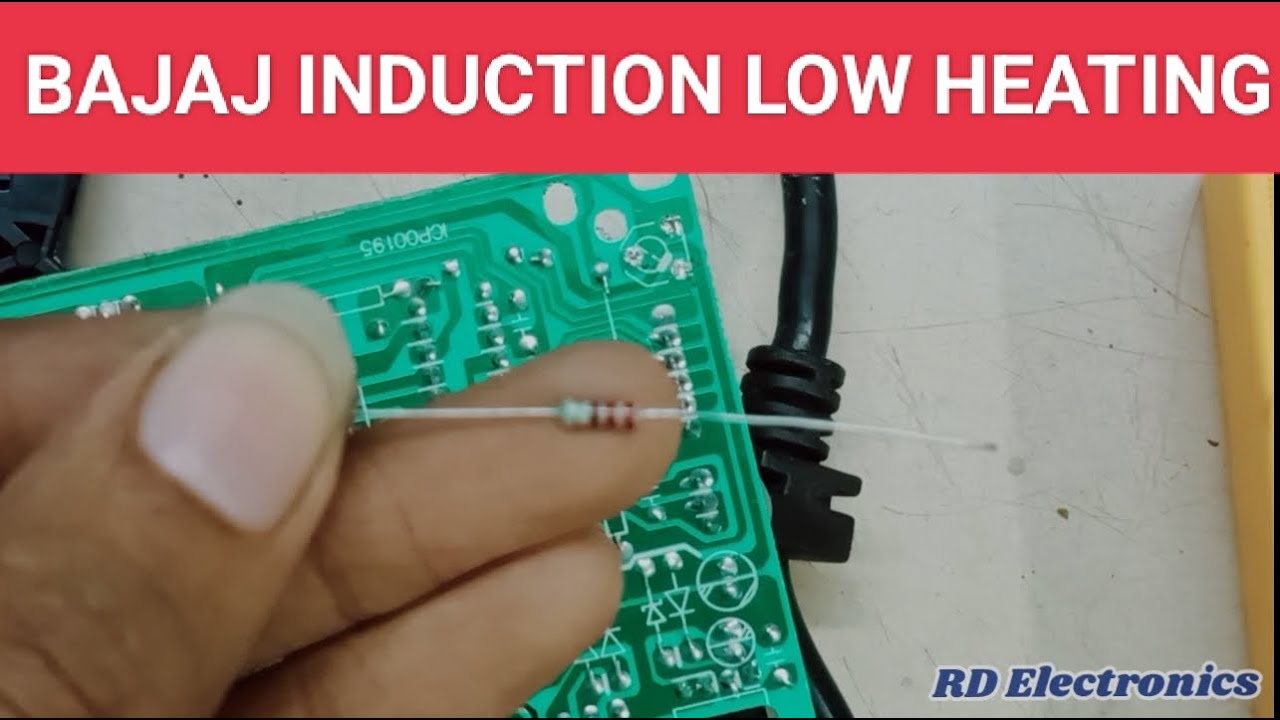 Bajaj induction low heating problem repair || induction cooktop milk mode || slow heating (Hindi)