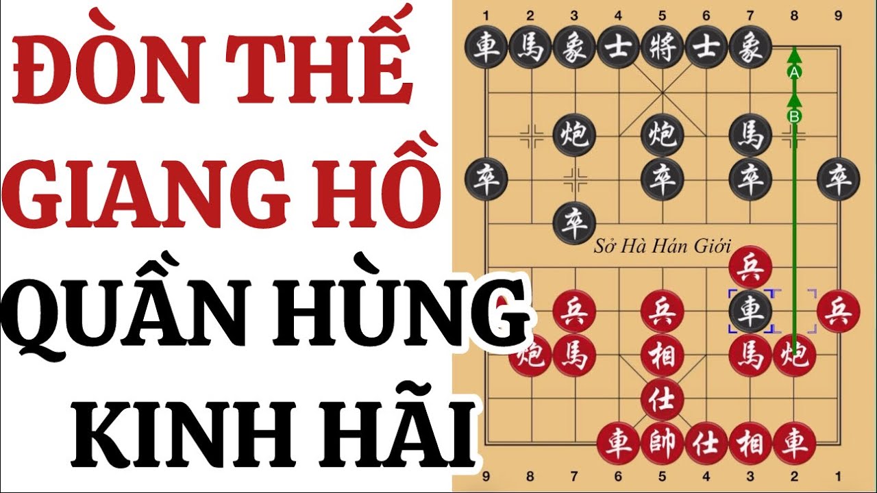 Bình Luận Cờ Tướng: Thế Trận Hay ( Bình Phong Mã Tấn Tam Binh vs Pháo Đầu Quá Hà Xa ) 