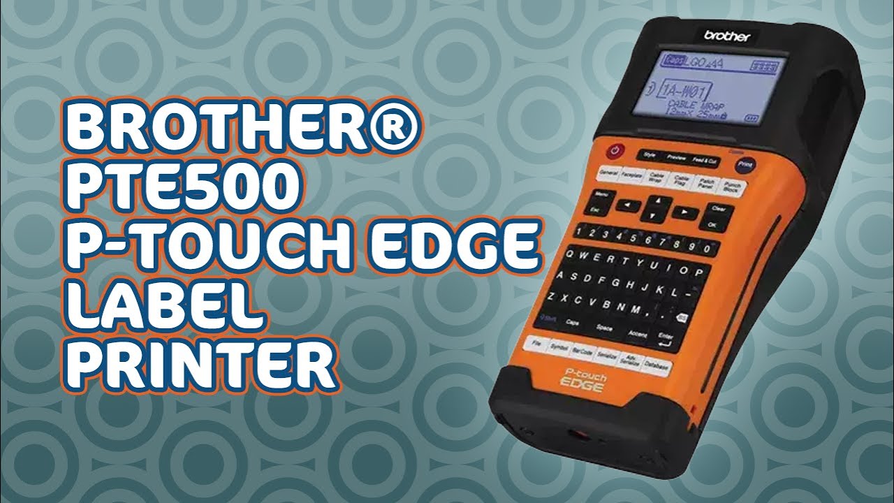 Brother&reg; PT-E500 Handheld Labeling Tool