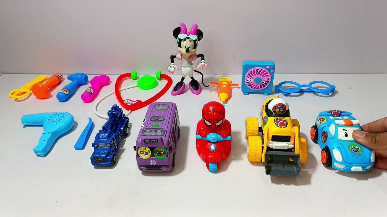 8:35 Minutes Satisfying with Disney Minnie Mouse Doctor Set Unboxing | Review ASMR