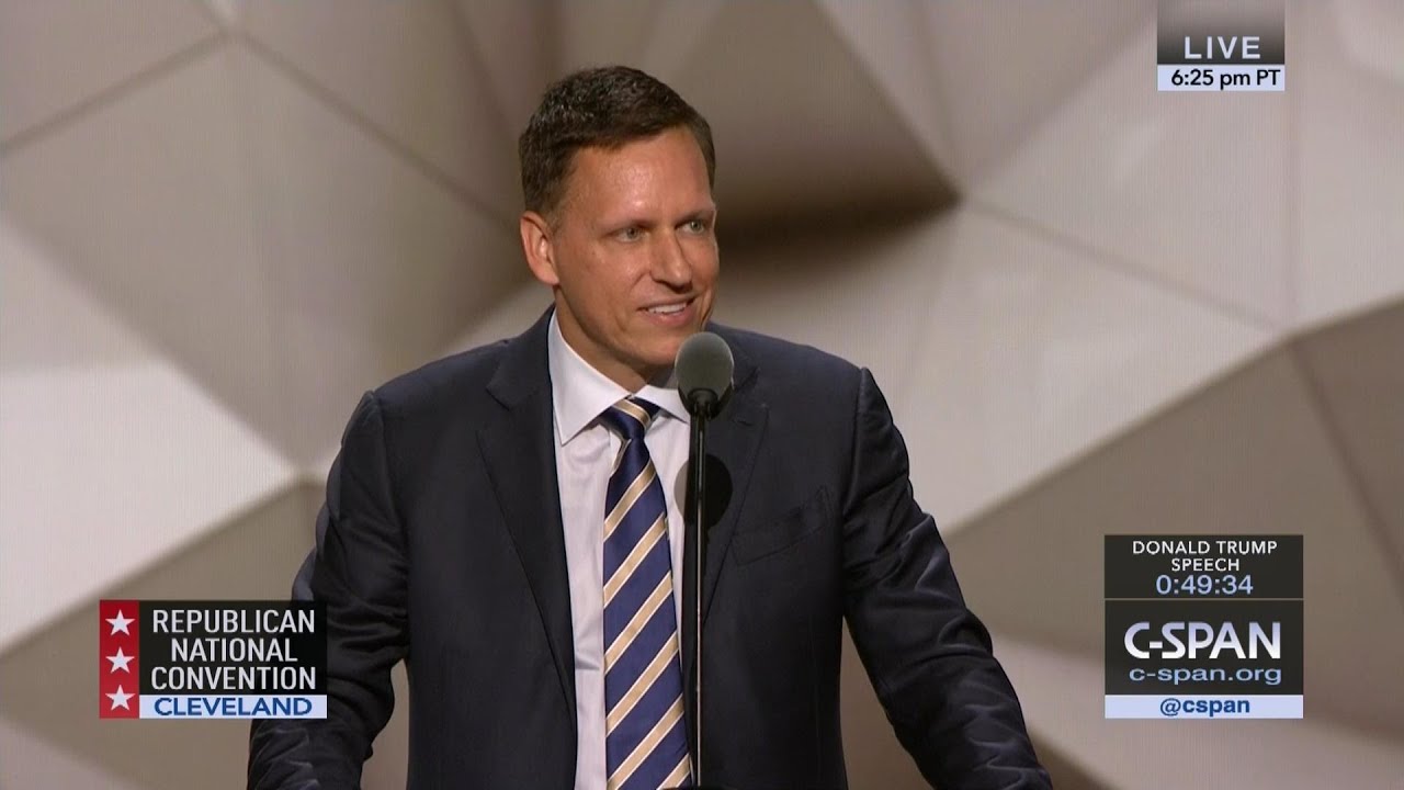 Peter Thiel FULL REMARKS GOP at Convention (C-SPAN)