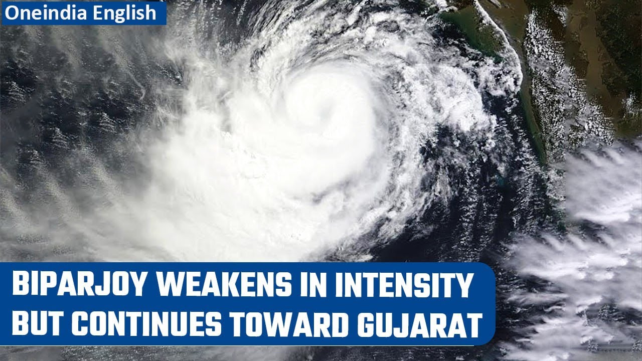 Cyclone Biporjoy weakens into very severe storm, continues towards Gujarat | Oneindia News