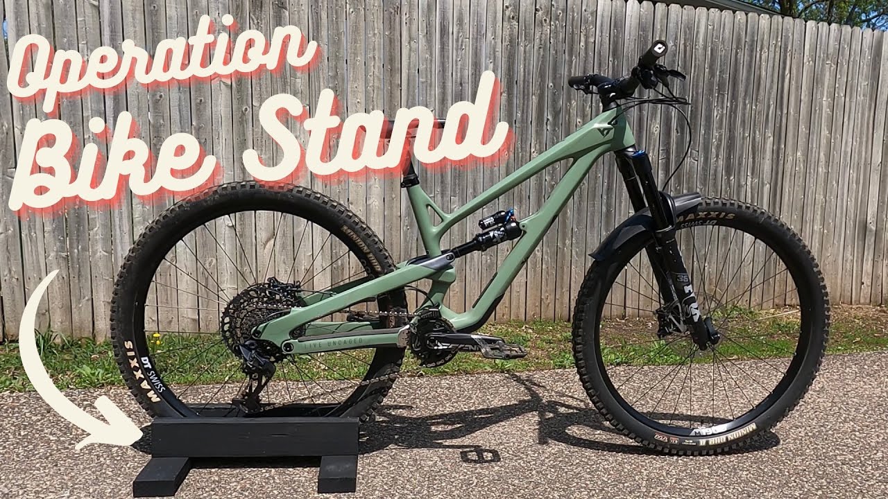 DIY Time! Building a Simple Bike Stand with a 2x4!