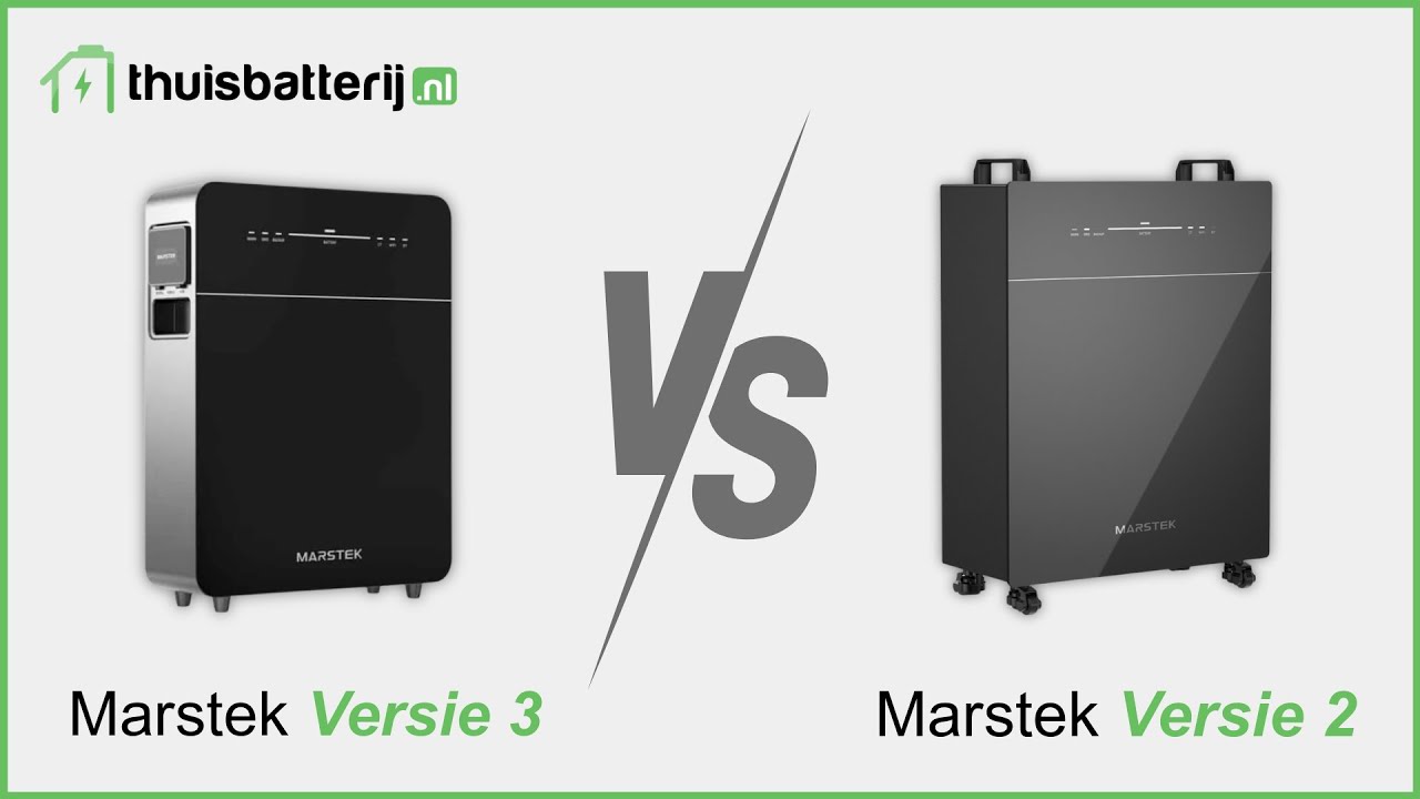 Marstek Venus E: Versie 3 vs. Versie 2 (Primeur!) | Vergelijking Marstek V3 en V2 | Thuisbatterij.nl