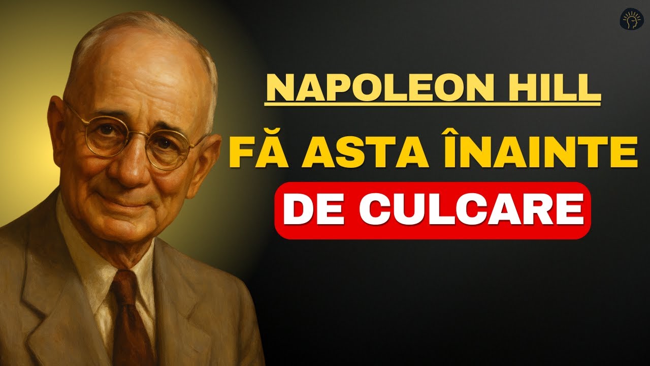 Fă asta înainte de culcare și nu te mai trezi obosit de viață | Napoleon Hill