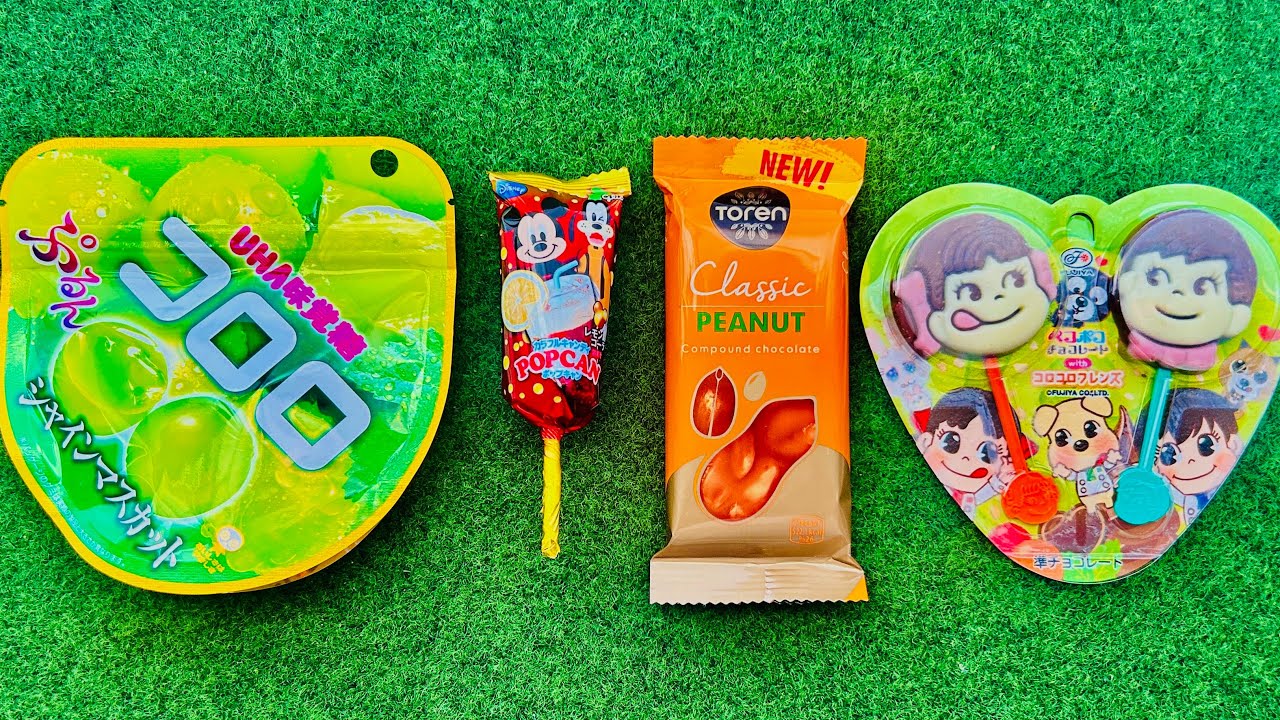 ASMR 癒し ✨ 日本のチョコレート🍫キャンディ🍬 & ロリポップ🍭グミキャンディ & 開封音