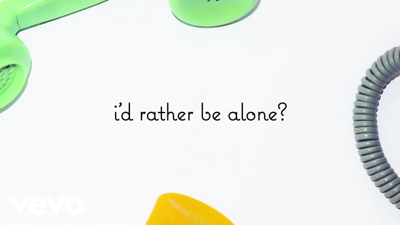 Brye - I'd Rather Be Alone (Lyric Video)