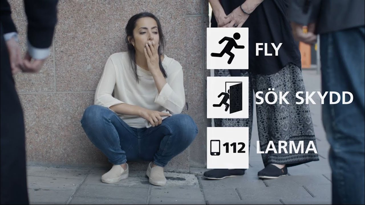 Fly – sök skydd – larma