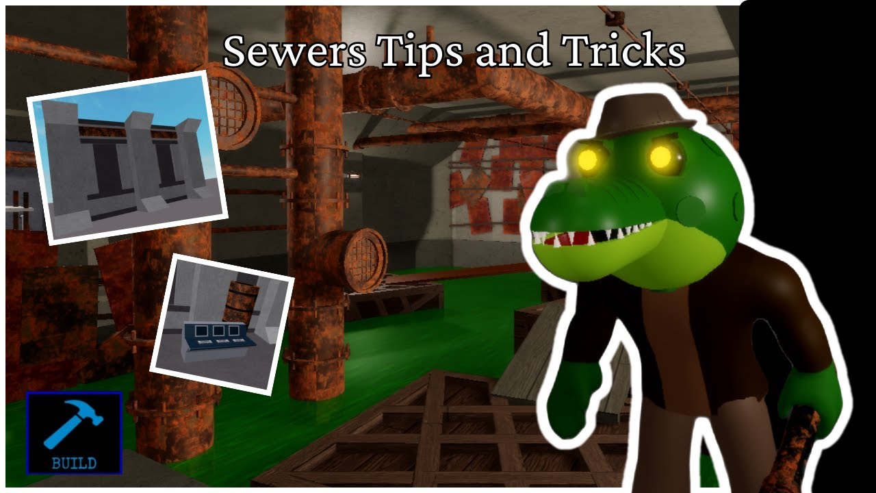 3 Sewer-themed Tricks to use in YOUR maps! | Piggy: Build Mode