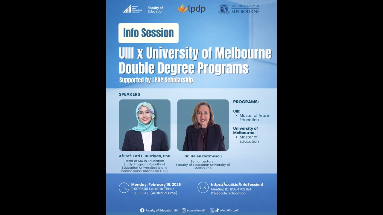 Info Session: UIII x University of Melbourne Double Degree Programs