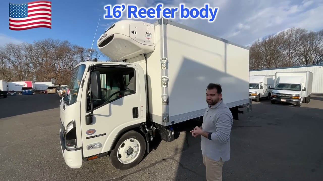2025 Isuzu NRR diesel 16’ Reefer body w/ Thermo King unit