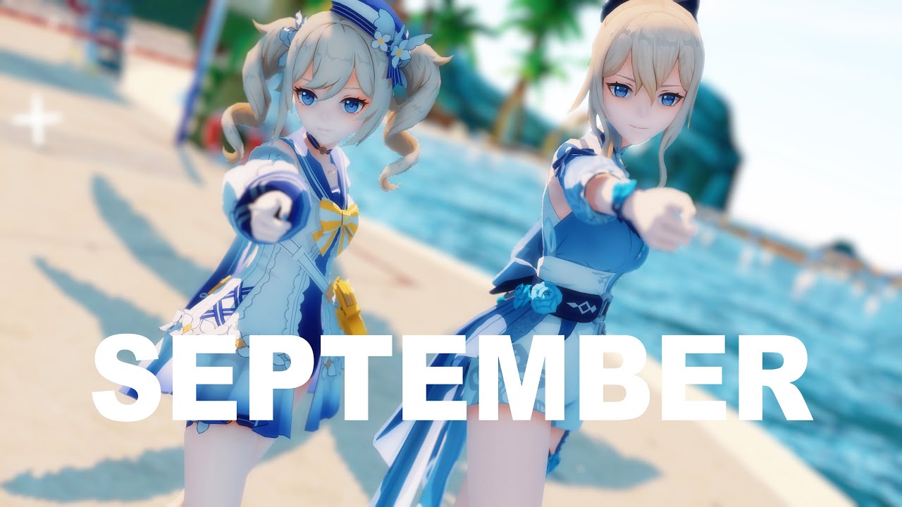 Jean | Barbara | September | [Genshin Impact MMD/4k/60FPS]