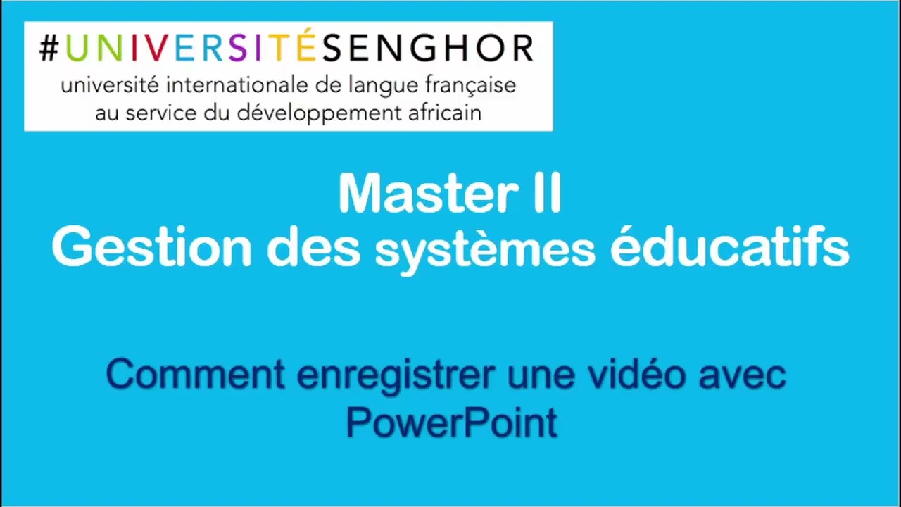 Créer vidéo avec PwP