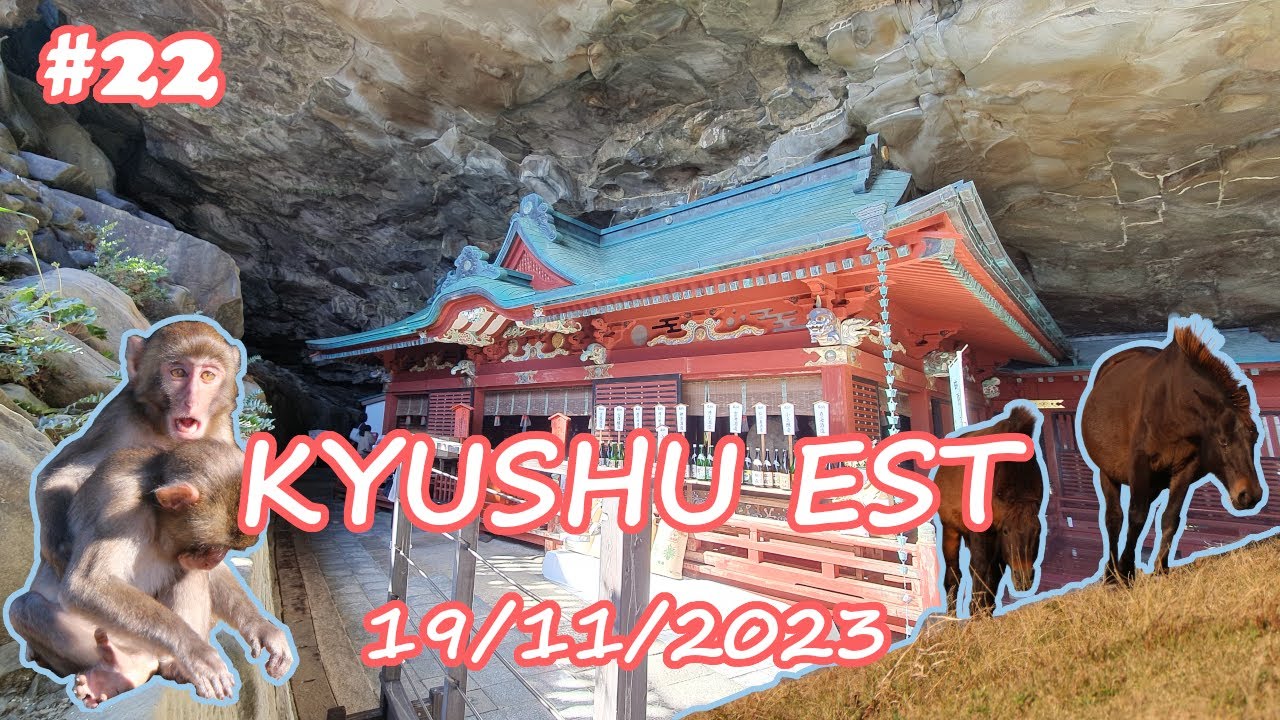 Japon 2023 🇯🇵#22 - CÔTE EST KYUSHU : UDO-JINGÛ, ÎLE aux SINGES et CHEVAUX du CAP TOI