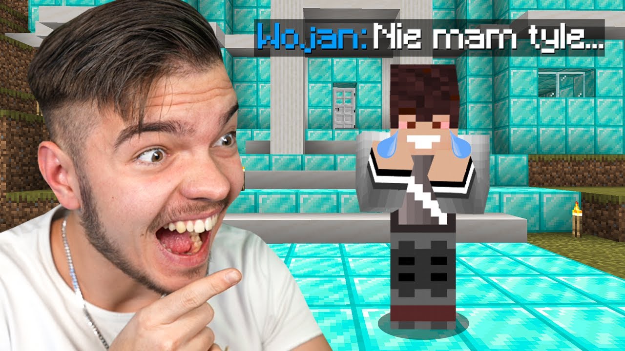 WOJAN JEST MI DŁUŻNY 3000 DIAMENT&Oacute;W w Minecraft... (popłakał się)