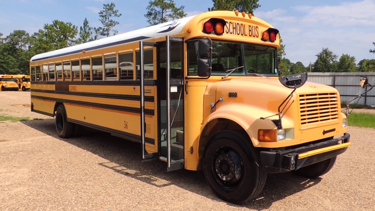 1999 International 3800 71 Passenger Blue Bird Diesel School Bus VN6710