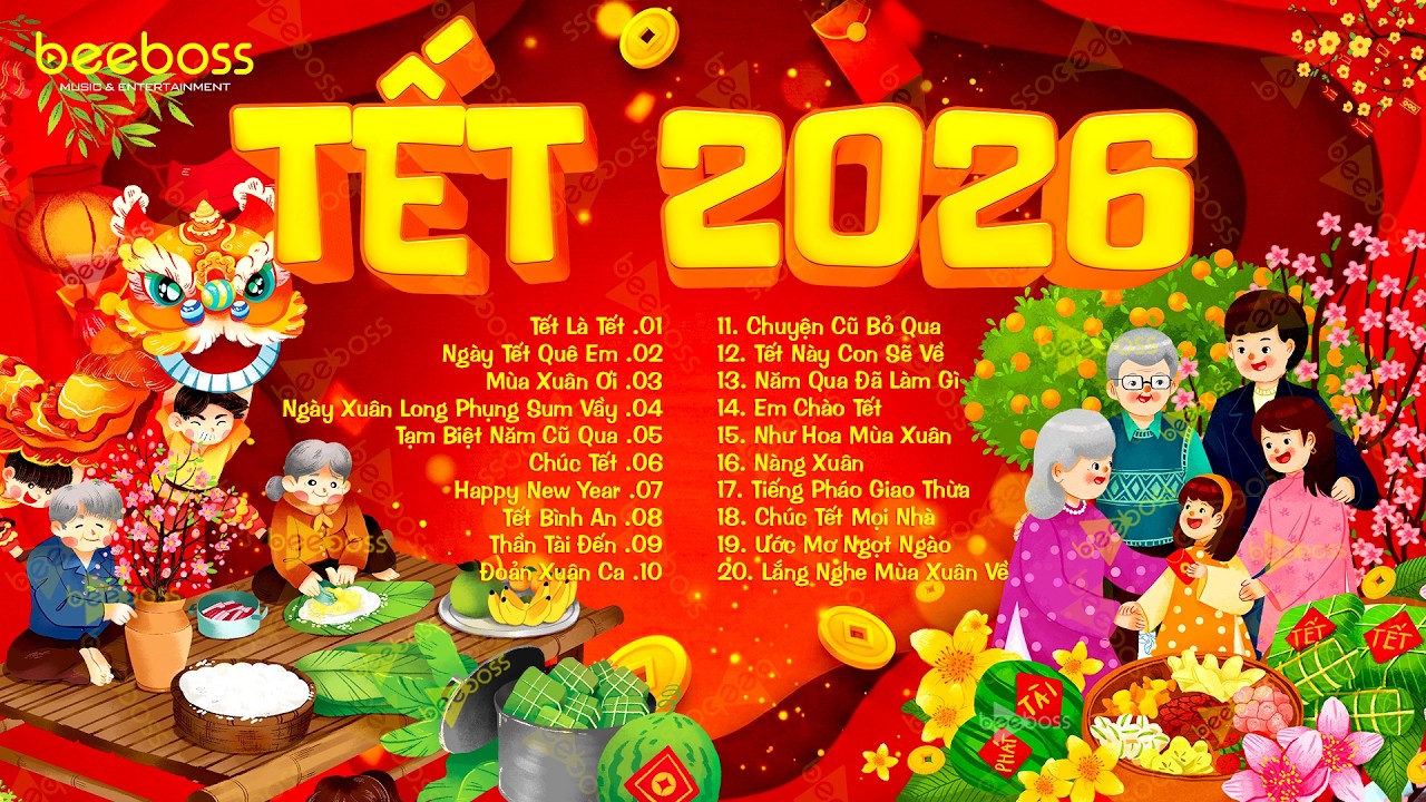 Nhạc Tết 2026 EDM Mới Nhất - Nhạc Xuân 2026 Remix Hay Nhất Nghe Là Thấy Tết, Đón Tết Nguyên Đán 2026