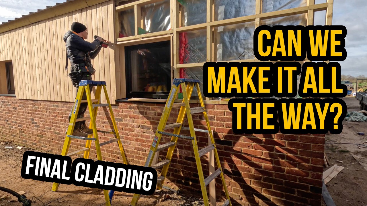 FITTING OUR FINAL WINDOWS! - Will we have enough cladding?