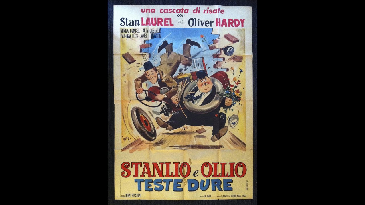 STANLIO E OLLIO TESTE DURE (1938) Film Comico