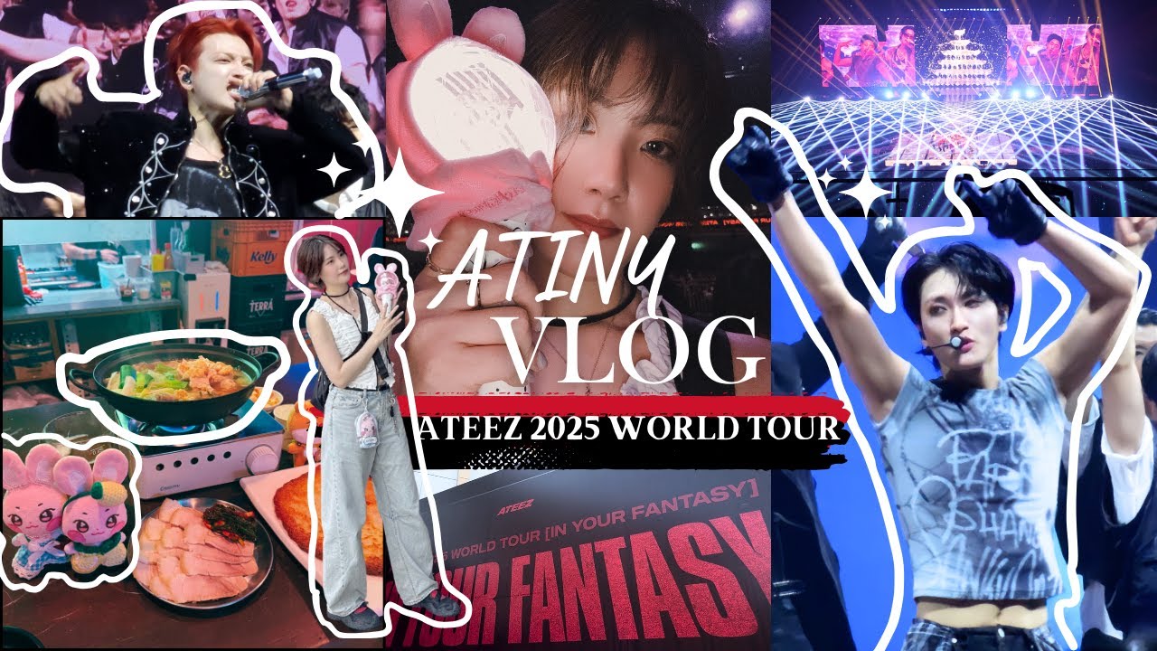 ATEEZ仁川場Vlog上篇-小卡包抽獎！Inspire Arena參場飯店交通🏨酒粽同款餐廳🍺