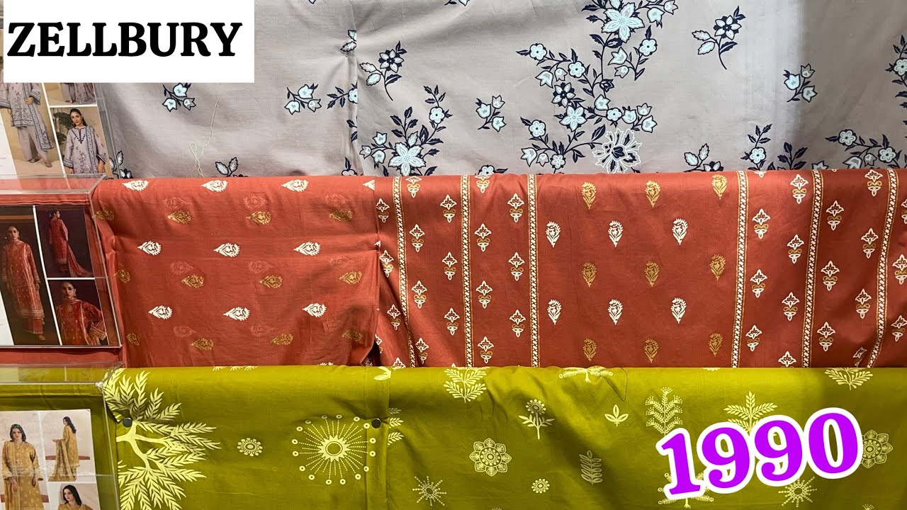 ZELLBURY New Collection 2026😍Zellbury Eid Unstitched Collection 2026😍Sale Price 