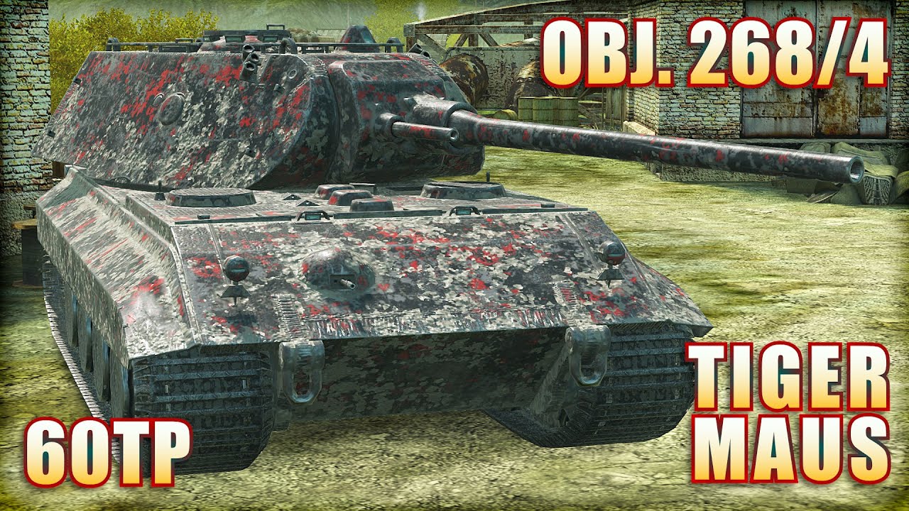 TIGER-MAUS ● OBJ. 268/4 ● 60TP | World of Tanks Blitz Replays
