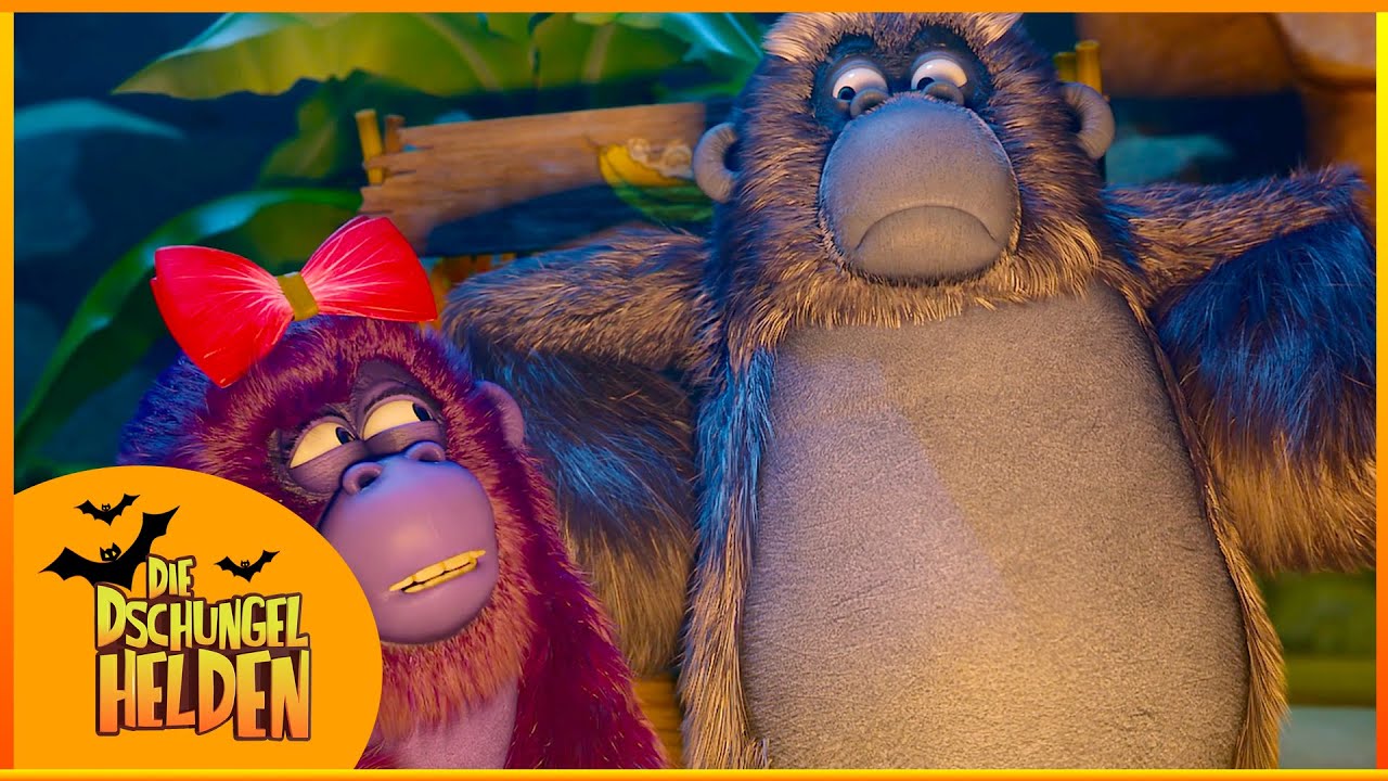 Vorsicht vor dem Gorilla 🎃 Die Dschungel Helden 🎃 90' Zusammenstellung | Cartoons für Kinder