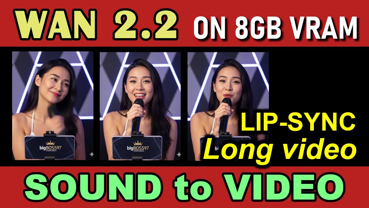 Long Lip-Sync Videos with Wan 2.2 S2V