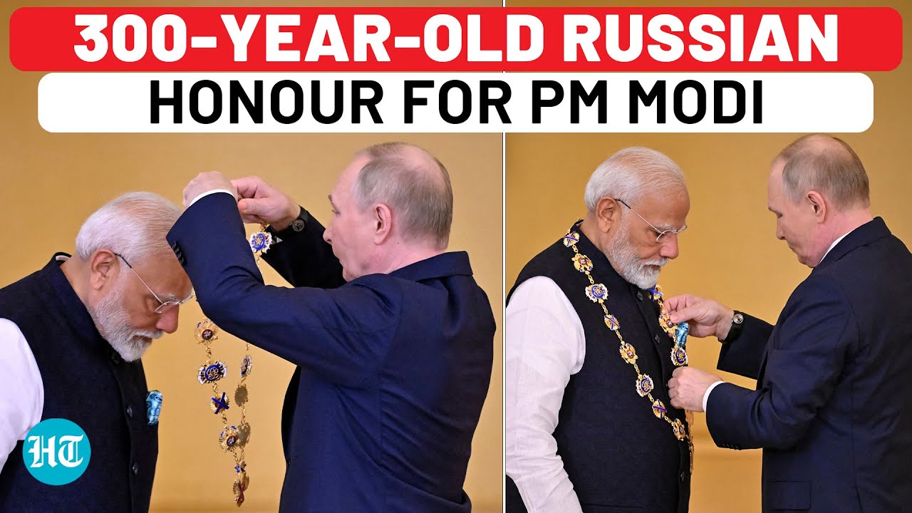 Full History Of Russia's Highest Civilian Honour For PM Modi: Order Of St Andrew's 300-Year Story