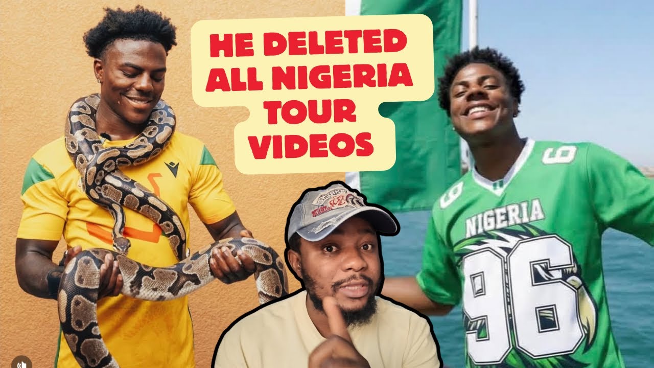 iShowspeed Delete all Nigeria Videos from his Socials Over Peller 