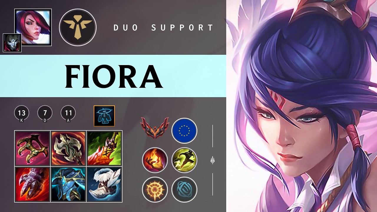 Fiora Support vs Nami - EUW Grandmaster Patch 26.03