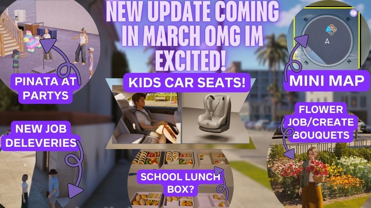 inZOI: NEW UPDATE COMING MARCH 26TH! OMG IM SO EXCITED! THERE IS SO MUCH COOL STUFF COMING YAY