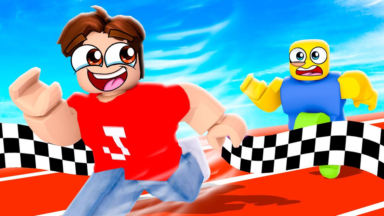 Mega Snel Rennen In Roblox!