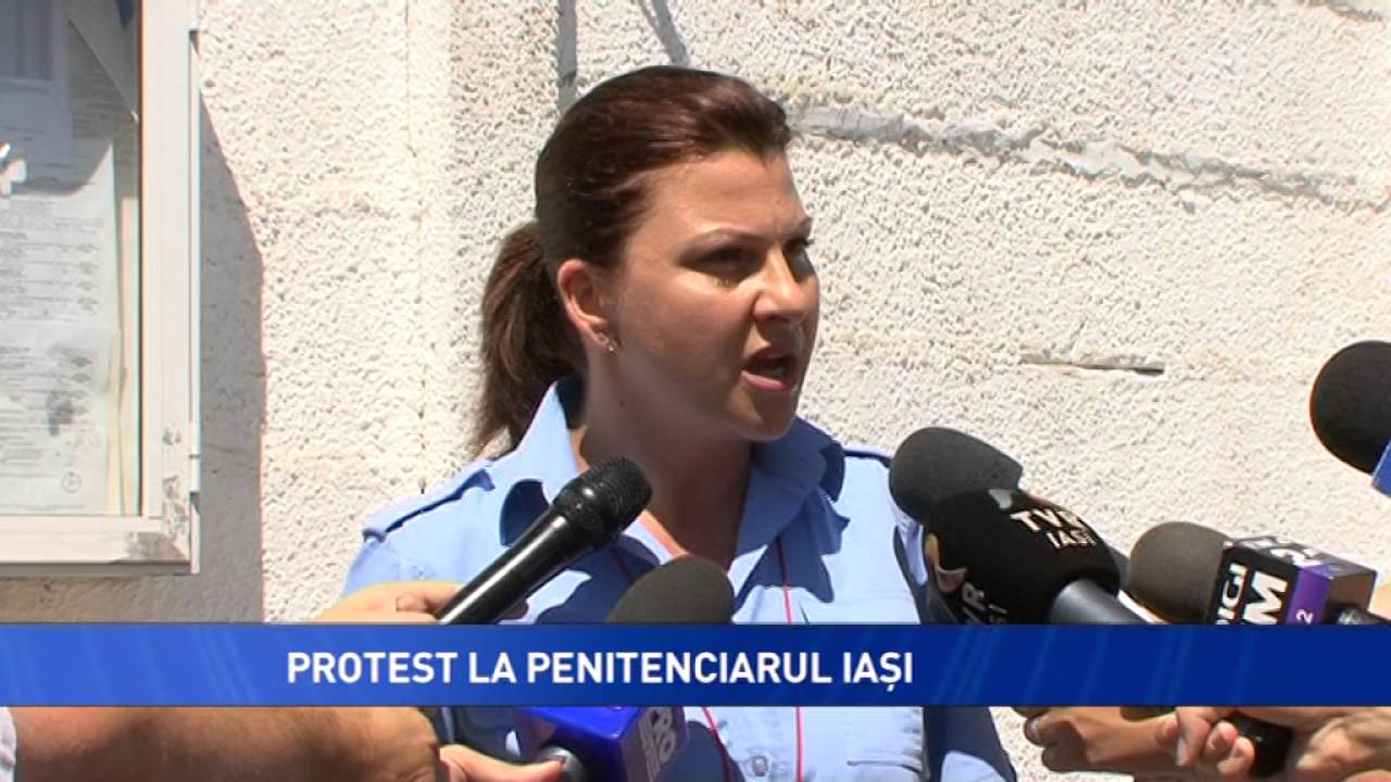 Protest la penitenciarul iasi