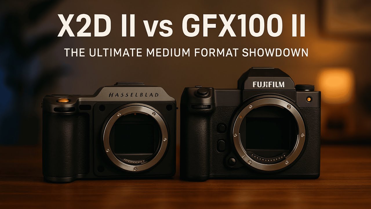 Hasselblad X2D II против Fujifilm GFX100 II &mdash; решающее противостояние камер среднего формата!