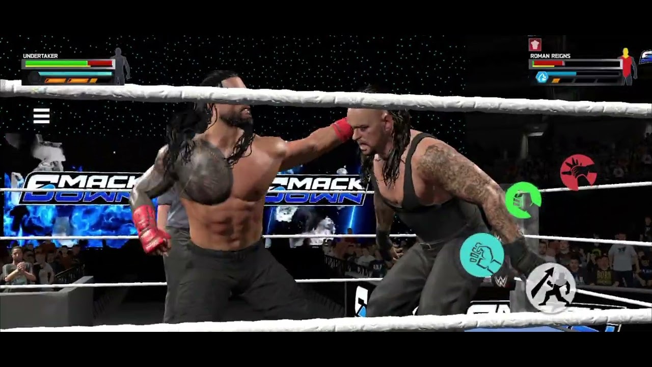 The Undertaker vs Roman Reigns 😱 #wwe #youtubeshorts #youtube #viral #gaming 