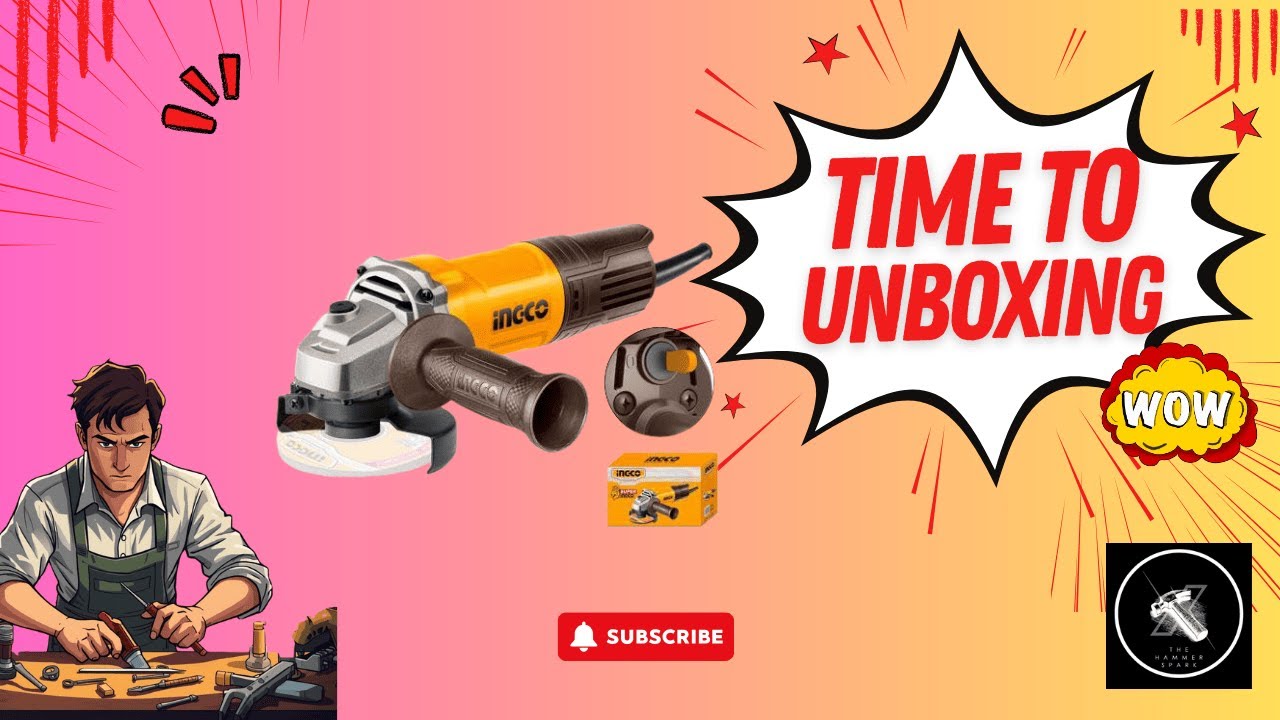 Powerful Angle Grinder for Workshop | Unboxing + First Impression (Made in India) INGCO 900W