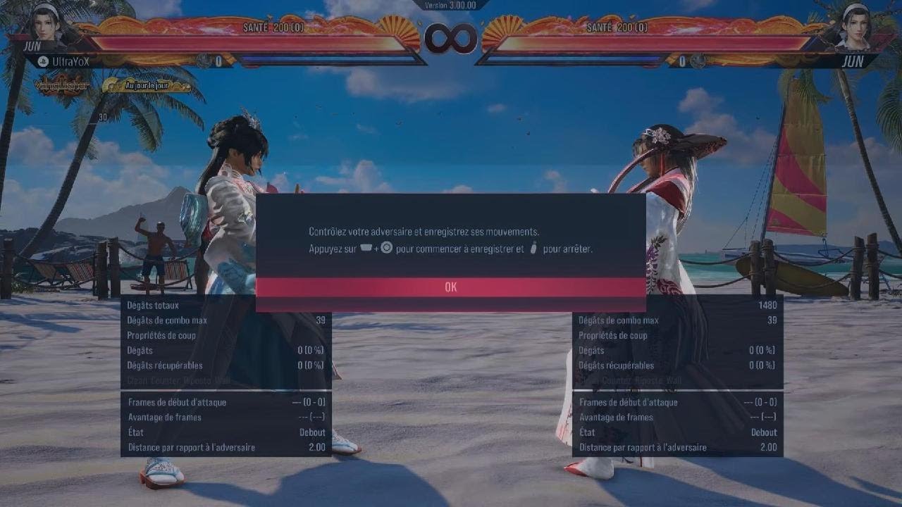 TEKKEN8 Saison 3 Vs Jun punition auto-block