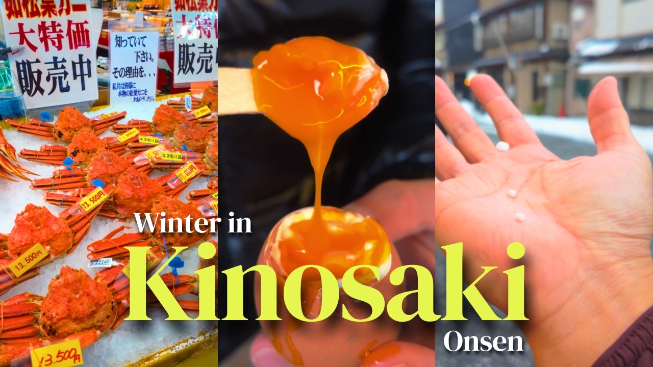 Kinosaki Onsen's Magical Winter Escape! ☃️