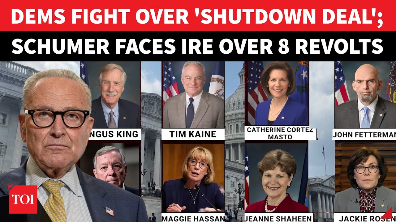 ‘Very Bad Night’: Democrats Turn On Schumer, Jeffries After 8 'Flip' On Shutdown Deal