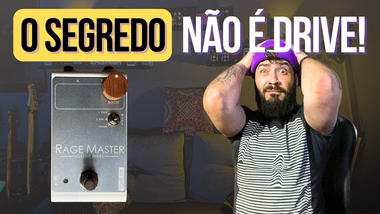O som  de guitarra do Clapton, Brian may e Jimmy Page em um pedal!?? Rage Master Booster Tone ink!