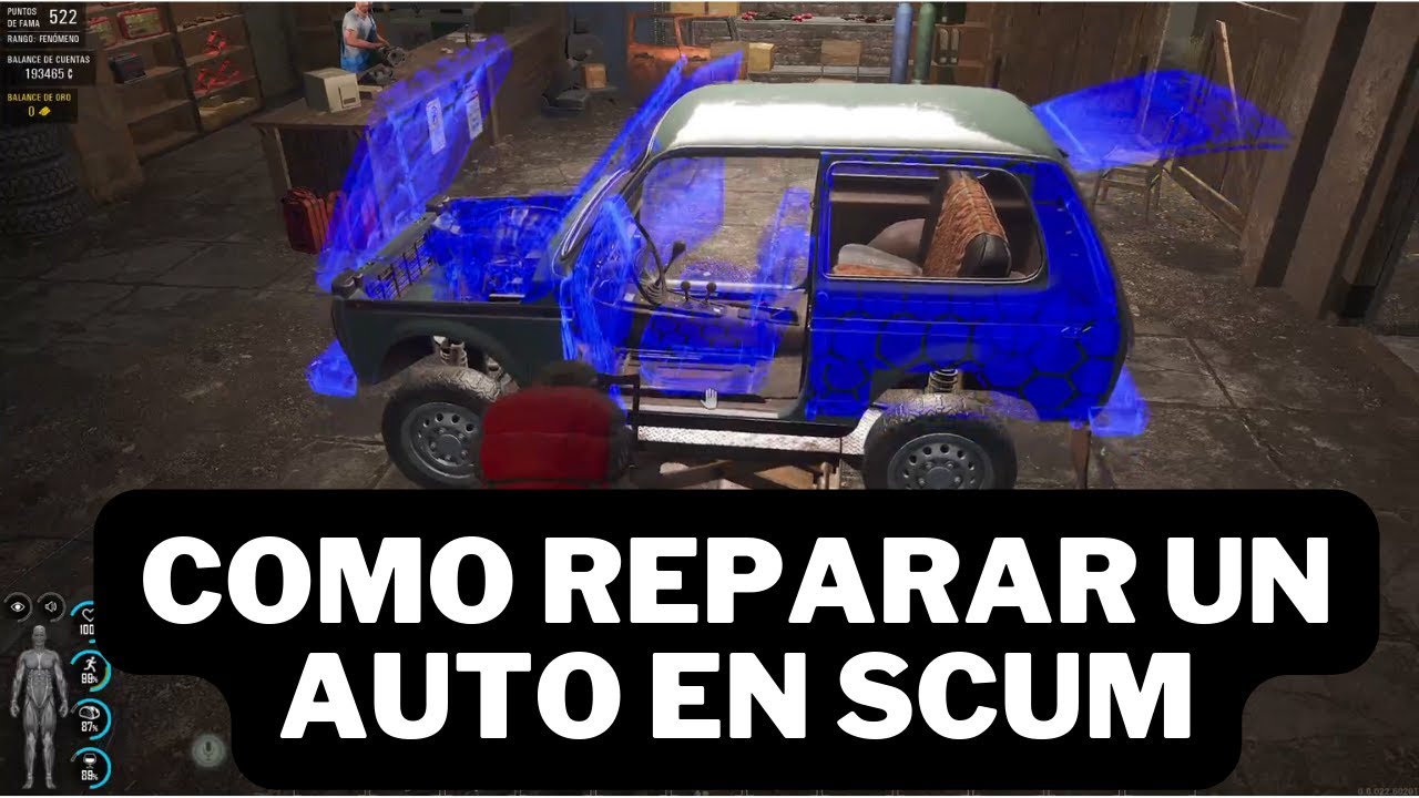 Scum 0.8 - Guia/tutorial COMO REPARAR LOS VEHICULOS MODULARES - Español