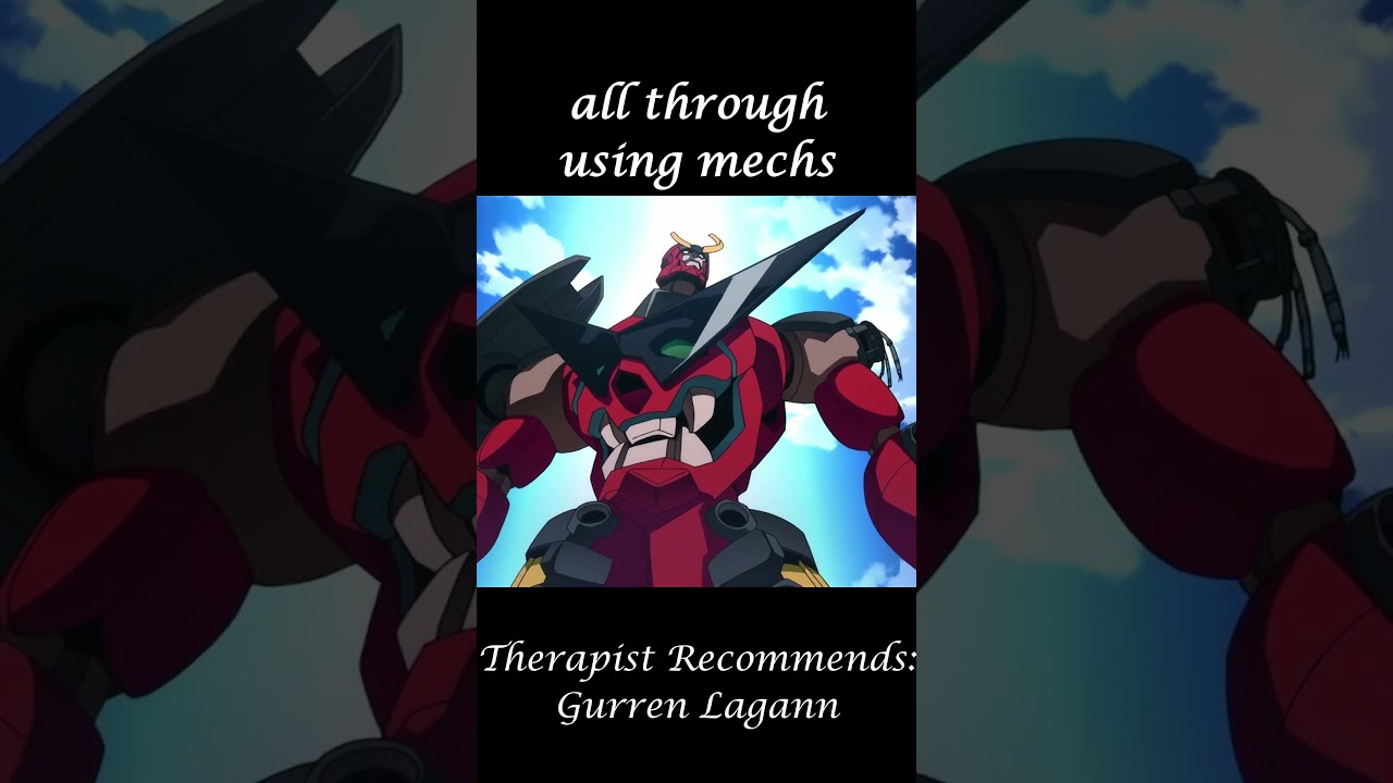 The Anime That Makes You BELIEVE in Yourself #shorts #anime #gurrenlagann #mentalhealth