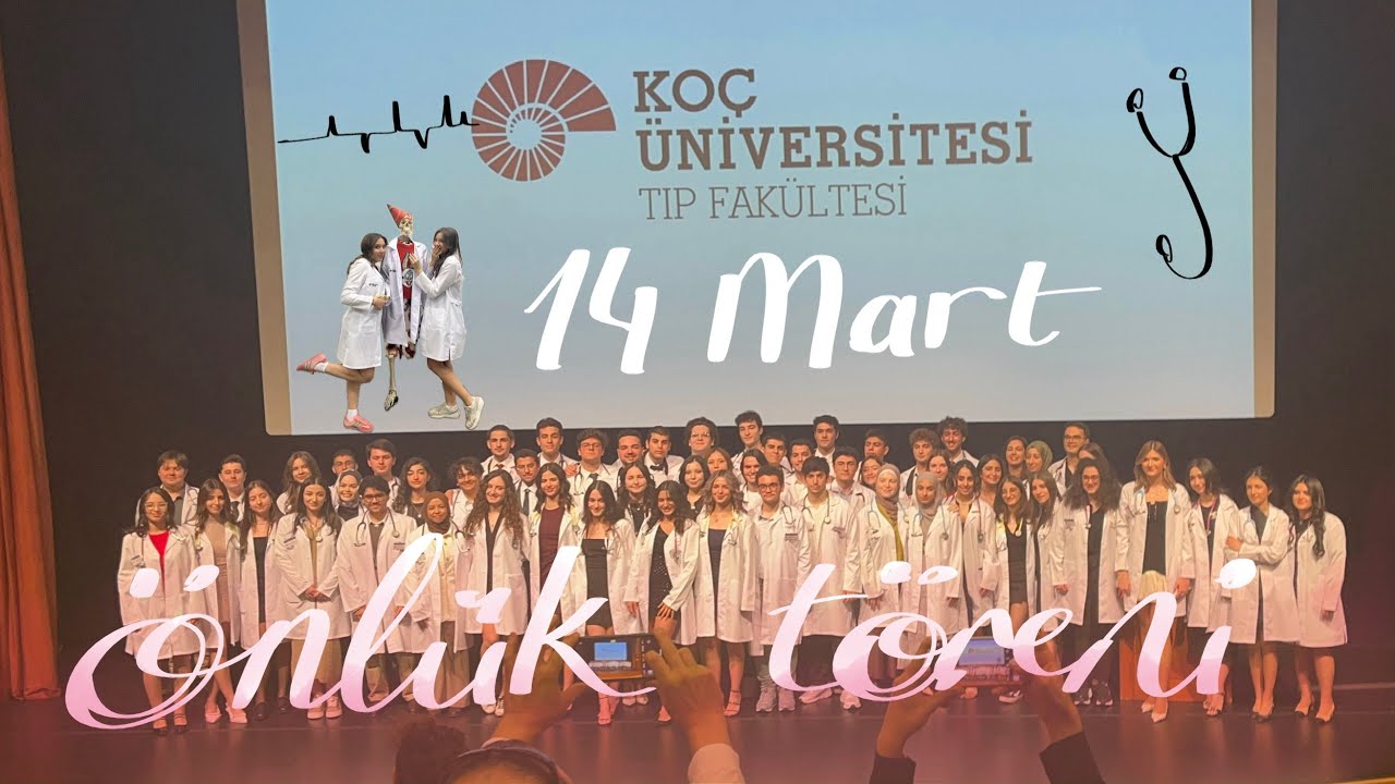 koç üni 14 mart önlük giyme töreni🩺