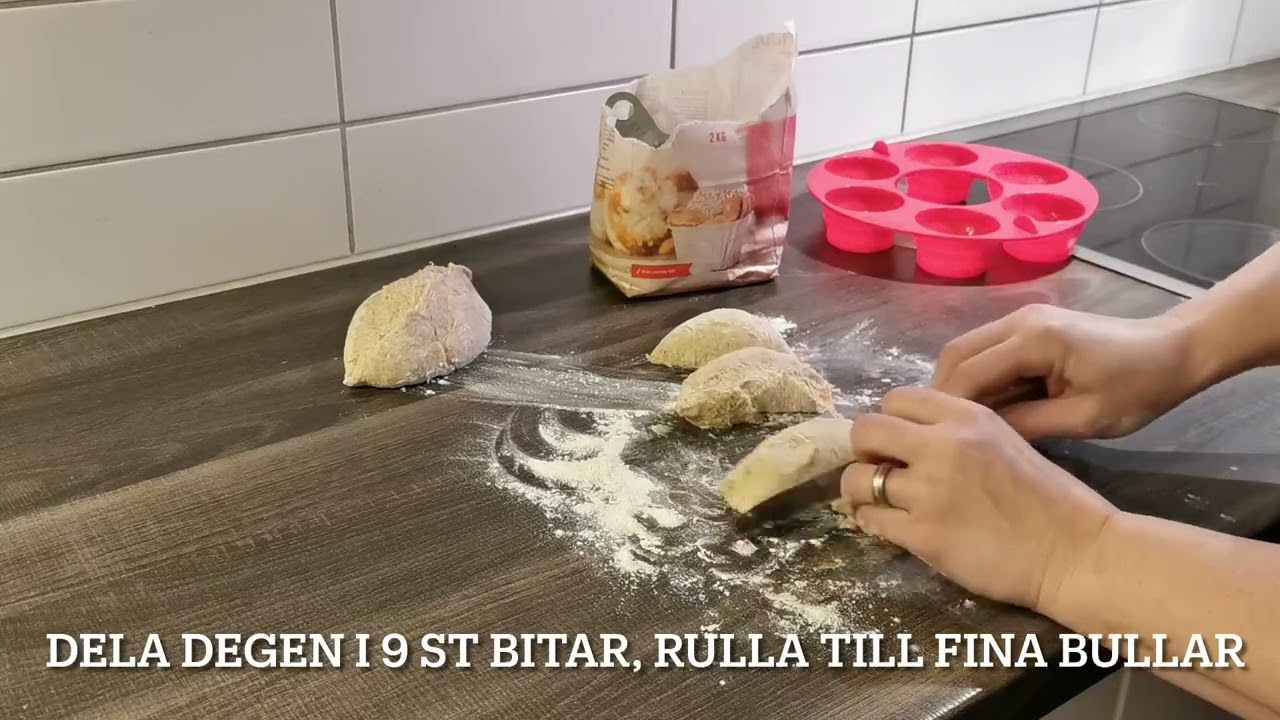 Eget recept på frukostfrallor, bakade i OMNI ugn!